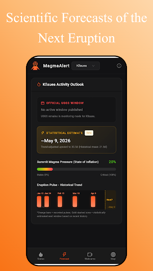 MagmaAlert: Volcano Tracker Screenshot 1