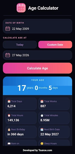 Age Calculator Screenshot 3