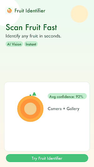 Fruit Identifier - Infolens Screenshot 0