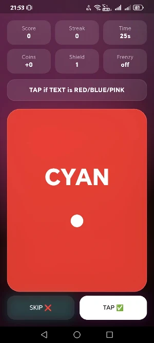 Tap or Skip Screenshot 2