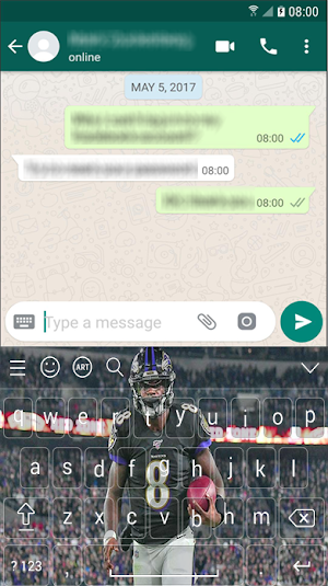 Lamar Jackson Ravens Keyboard NFL 2020 For Lovers Screenshot 2