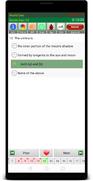 World Geography -eBook, Quiz Screenshot 3