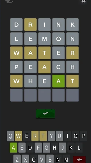 Foodle Wordle Screenshot 1