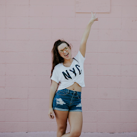 Sexy Beauty In Short Jeans