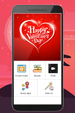 Valentine's Day Video Maker Screenshot 0