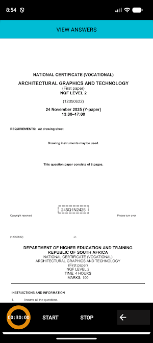 TVET NCV Architectural Graphic Screenshot 3