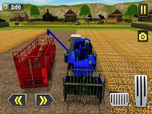 Real Farm Harvester 3D: Truck Driving Simulator Screenshot 3
