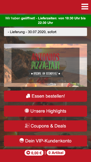 Antonios Pizza-Taxi Screenshot 0