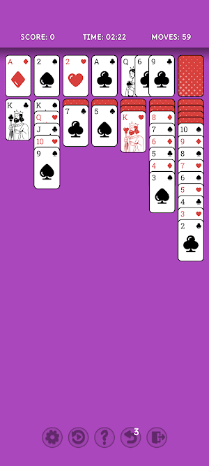 Flow Solitaire - Klondike Screenshot 2