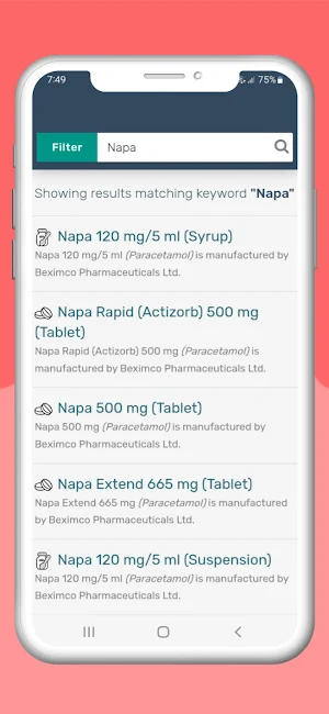 Medicine Info - ঔষধ তথ্য Screenshot 2