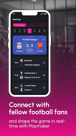 Playmaker — football live chat Screenshot 3
