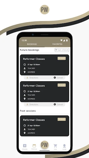 Pilates Works Screenshot 2