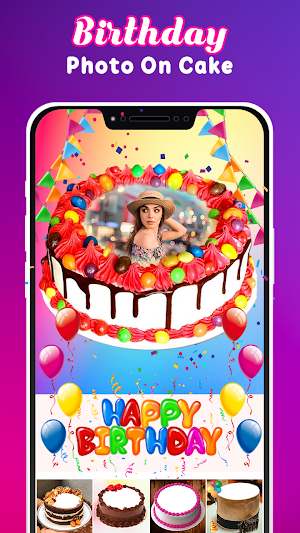 Birthday Photo Frame Maker Screenshot 1