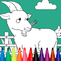 Farm Animals Coloring Book