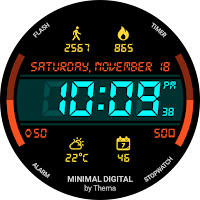 Minimal Digital Watch Face