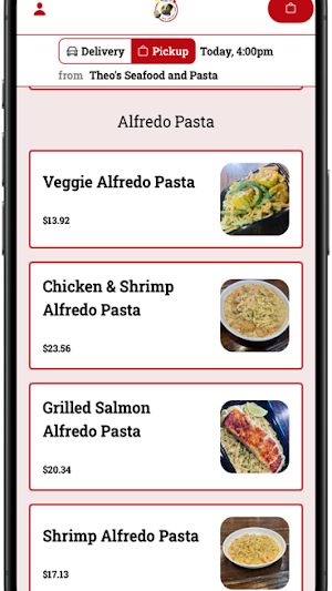 Theo's Seafood and Pasta Screenshot 0