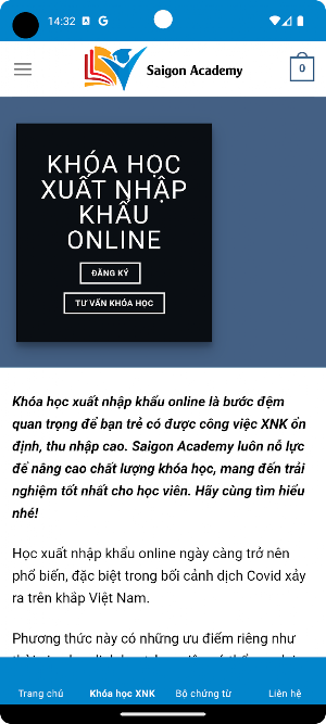 SaiGon Academy Screenshot 1
