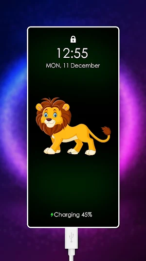 3D Battery Charging Animation Screenshot 1