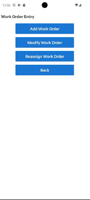 SACS Work Orders Screenshot 0