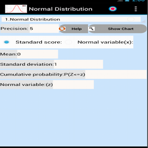 Probability Stat. Distribution Screenshot 0