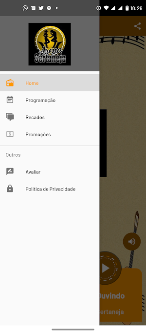 Rádio Arena Sertaneja Screenshot 1