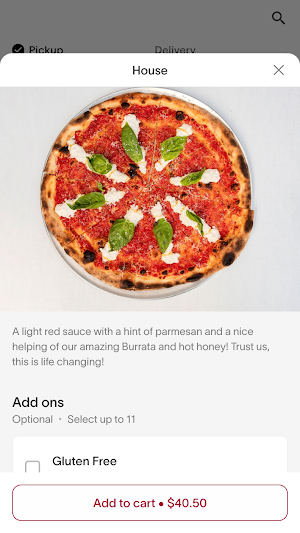 Flour Pizzeria & Cafe Screenshot 1