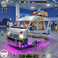 US Mini Van Driving Van Game