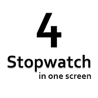4 Stopwatch in one Screen