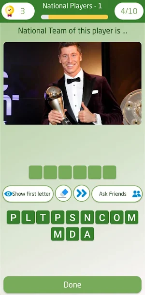 Football Words Quiz Screenshot 3