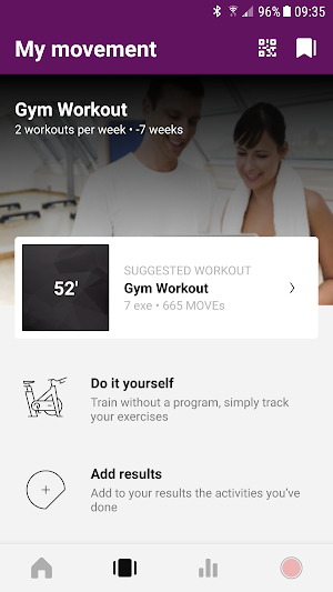 UOP Fitness Screenshot 1