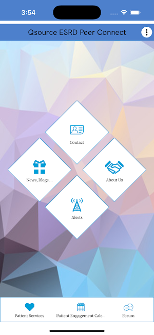 Qsource ESRD Peer Connect Screenshot 0