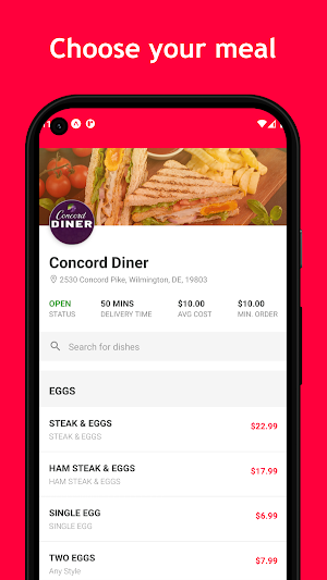Concord Diner Wilmington Screenshot 0