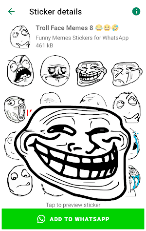Funny Memes Stickers WASticker Screenshot 0