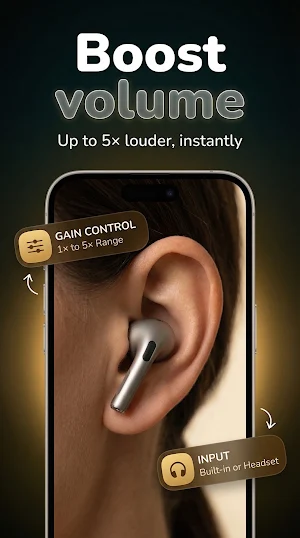 Hearing Amplifier: Sound Boost Screenshot 1