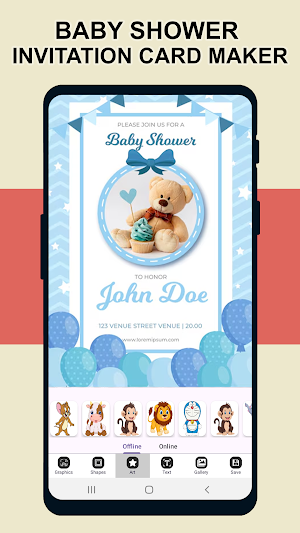 Baby Shower Invitation Card Screenshot 3