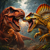 Wild Dino Clash Fighting Games