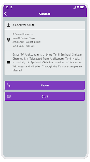 Grace TV Tamil Screenshot 2