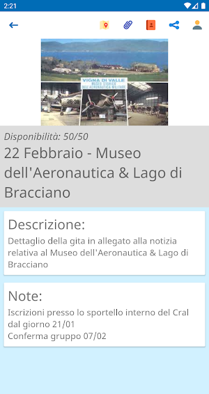 CRAL Nuovo Pignone Screenshot 3