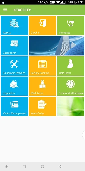 eFACiLiTY® Smart Facility App Screenshot 1