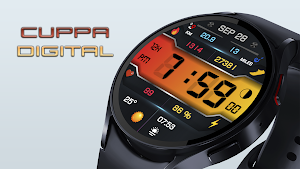 Cuppa Digital Watch Face Screenshot 1