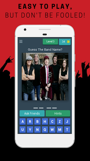 Guess The Rock Bands Quiz Screenshot 1