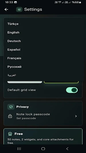 Kroma Notes: Note App Screenshot 0
