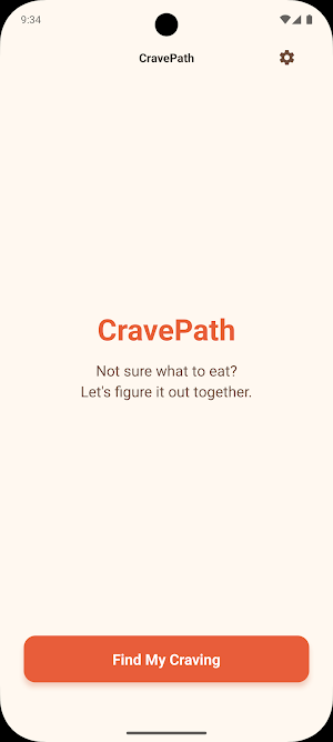 Crave Path: What Should I Eat? Screenshot 0