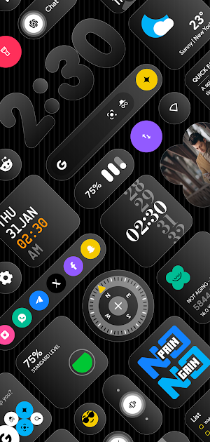 Glass Widgets Screenshot 1