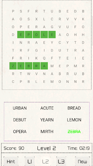 Grid Word Challenge Pro Screenshot 2