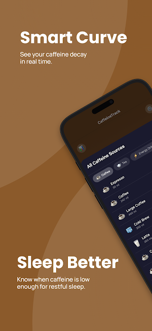 CaffeineTrack – Sleep Better Screenshot 2