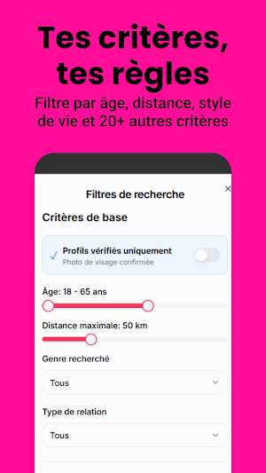 KISS - app de rencontre Screenshot 1