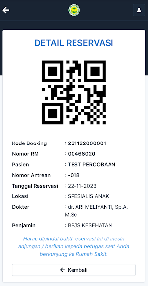 EPasien - RSUD Tidar Magelang Screenshot 3