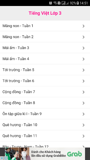 Tieng Viet Lop 3 Screenshot 0