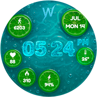 Lime Soda - watch face